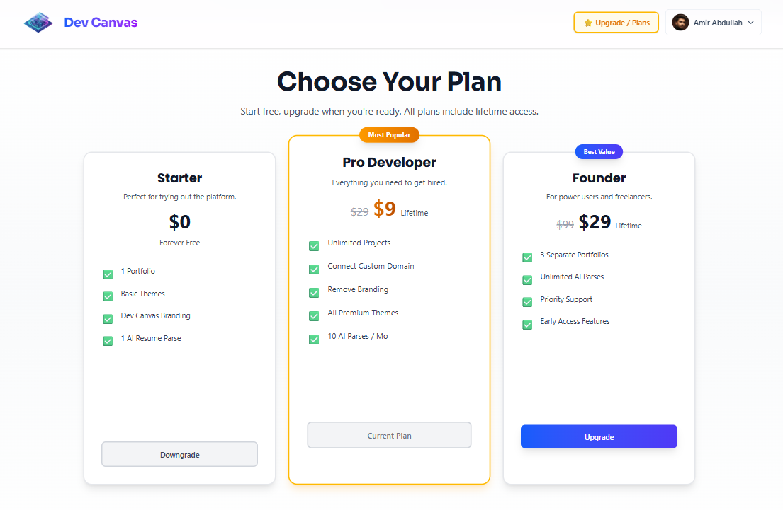 AI Portfolio Builder - Portfolio | Analytics | Strategy project screenshot 3 displaying ai portfolio builder user interface, features, and design elements