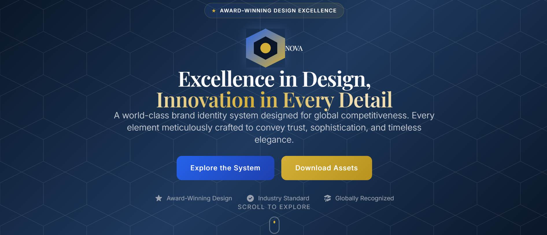 Brand Identity Design - Branding | Design | Strategy project screenshot 1 displaying brand identity design user interface, features, and design elements