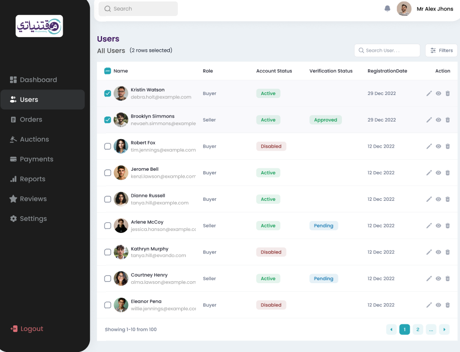 E-Commerce Platform - Web | E-Commerce | UI/UX Design project screenshot 9 showing e-commerce platform interface and features